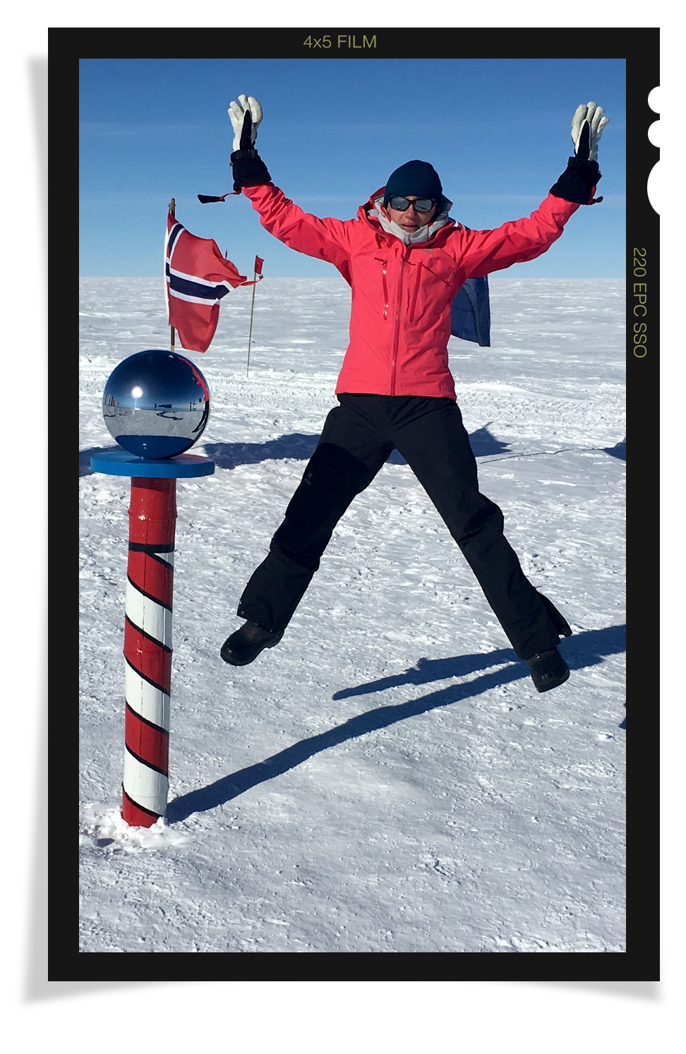 Gordon at the South Pole.