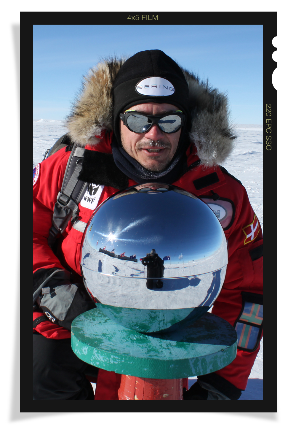 Kærskov at the South Pole.